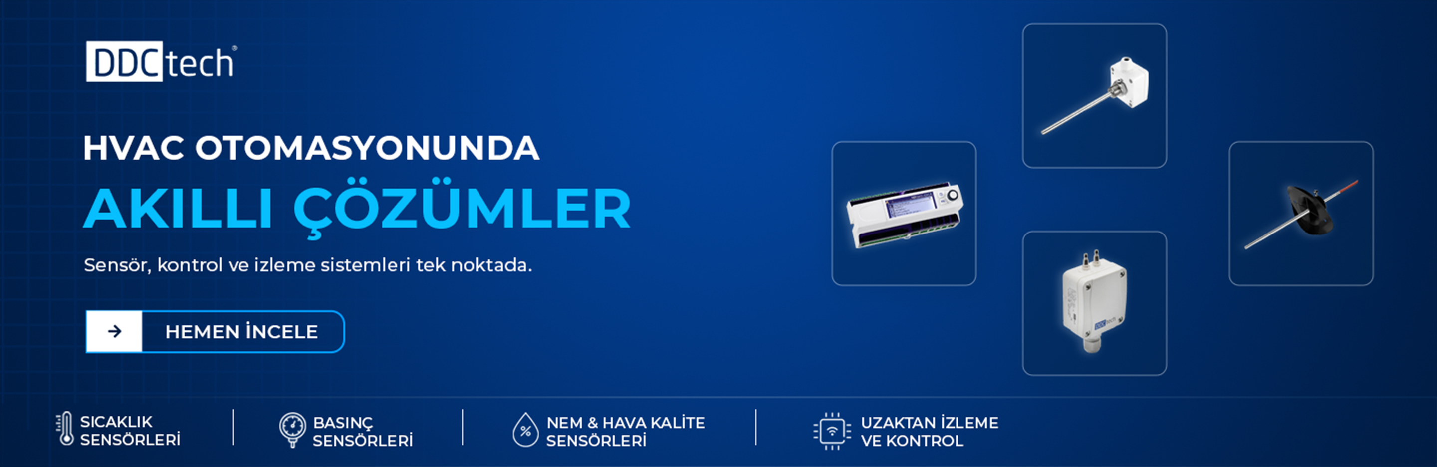 HVAC Otomasyon Sensör ve Kontrol Çözümleri