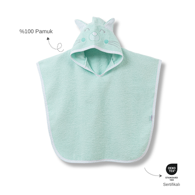 Ankibaby Kedili Havlu Panço | %100 Pamuk!
