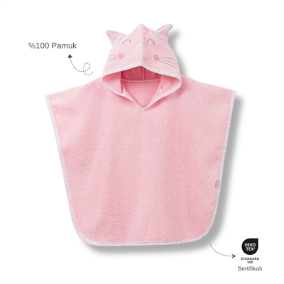 Ankibaby Kedili Havlu Panço | %100 Pamuk!