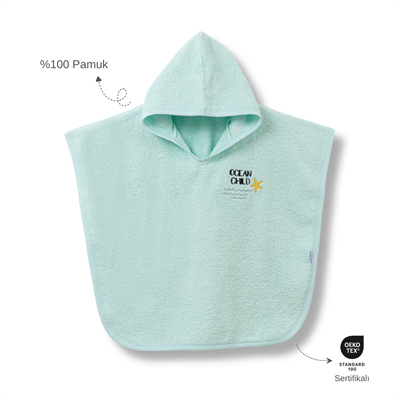 Ankibaby Yıldızlı Havlu Panço | %100 Pamuk!