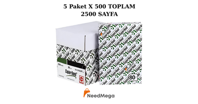 Copier A4 5'li Paket 2500 Adet