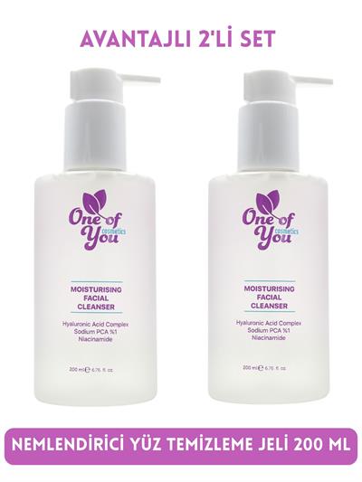MOISTURISING FACIAL CLEANSER 200 ML 2'Lİ SET