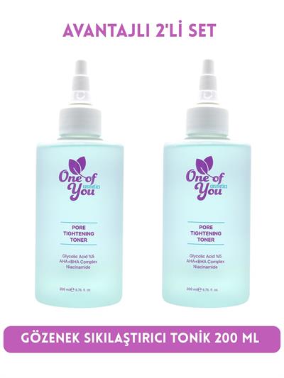 PORE TIGHTENING TONER 200 ML 2'Lİ SET
