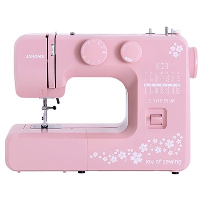 Janome E1015 Dikiş Makinesi (Pembe)