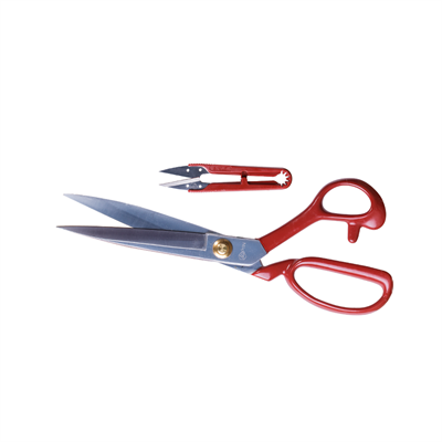 Pın Profesyonel Paslanmaz Çelik Kırmızı Terzi Makası 9