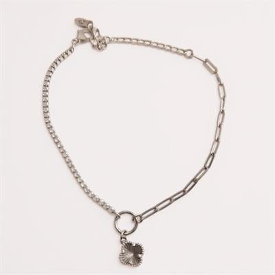 Silver Yonca Detay Bileklik 