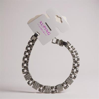 Xuping Silver zirkon Taşlı Zincir Model  Bileklik