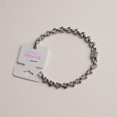 Xuping Silver zirkon Taşlı Zincir Model  Bileklik