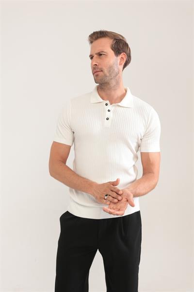 %100 Pamuk Erkek Polo Yaka Tişört
