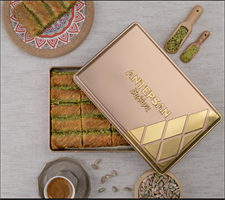 Antep Fıstıklı Burmalı Kadayıf Baklava Özel Hediye Kutulu 1050 G