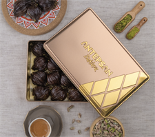 Antep Fıstıklı Çikolatalı Midye Baklava Özel Hediye Kutulu 800 G