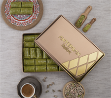 Antep Fıstıklı Dolama Baklava Özel Hediye Kutulu 800 G
