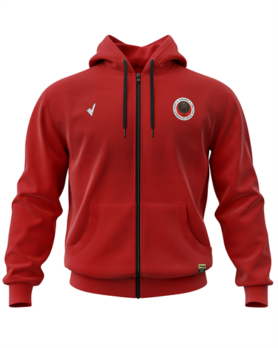 Gençlerbirliği Kırmızı Fermuarlı Hoodie