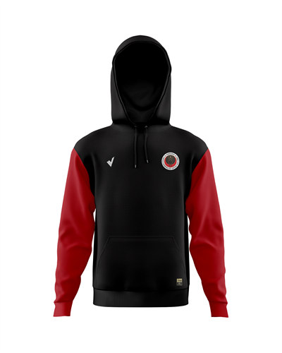 Gençlerbirliği Parçalı Basic Hoodie (Siyah Kapüşonlu)