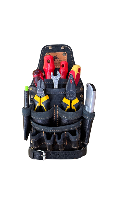 Roan Armour - 125 Gerçek deri bel tipi bacak kemerli takım çantası