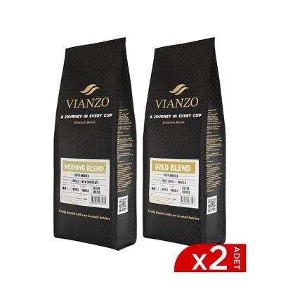 Vianzo Filtre Blend Keşif Paketi – Gold Blend, Morning Blend (2'li Set)