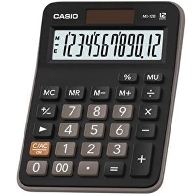 CASIO HESAP MAKİNESİ MX-12B-BK 12 HANE