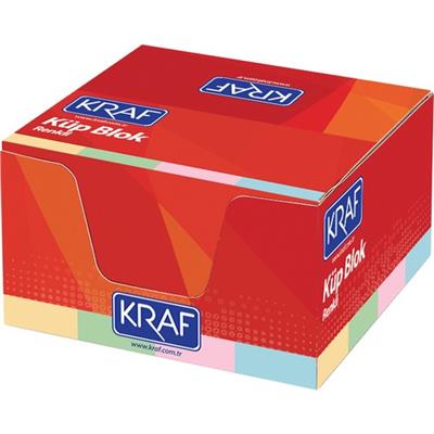 Kraf Küp Blok Beyaz 8*8 Cm 115G
