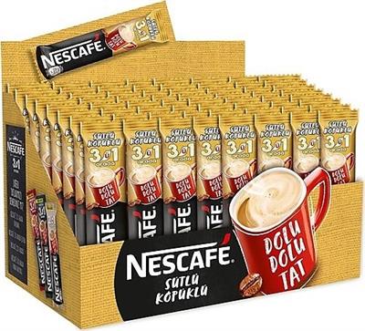 NESCAFE 3 ü 1 ARADA SÜTLÜ KÖPÜKLÜ 8*72