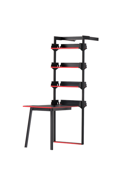 Atlantix Shelf X-Pro 120x60 cm Duvara Monte Raflı Gaming Masa