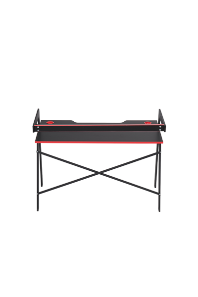 Atlantix X-Pro Gaming Masa 120x60 cm Raflı Metal Oyuncu Masası
