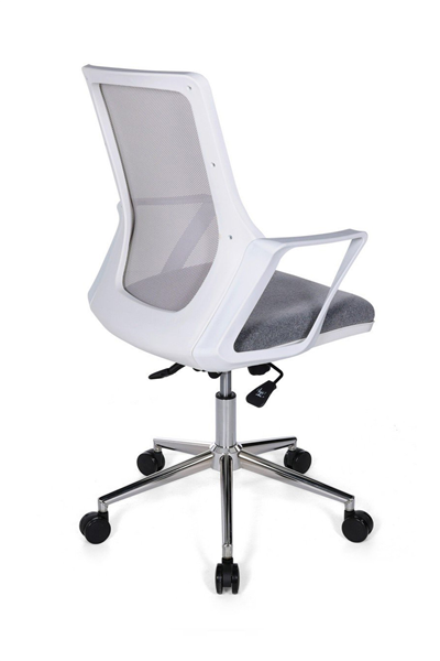 Ofisbazaar Alf Beyaz Fileli Çalışma Koltuğu | Ergonomik Şef ve Toplantı Koltuğu Gri