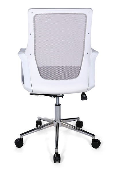 Ofisbazaar Alf Beyaz Fileli Çalışma Koltuğu | Ergonomik Şef ve Toplantı Koltuğu Mavi/Gri