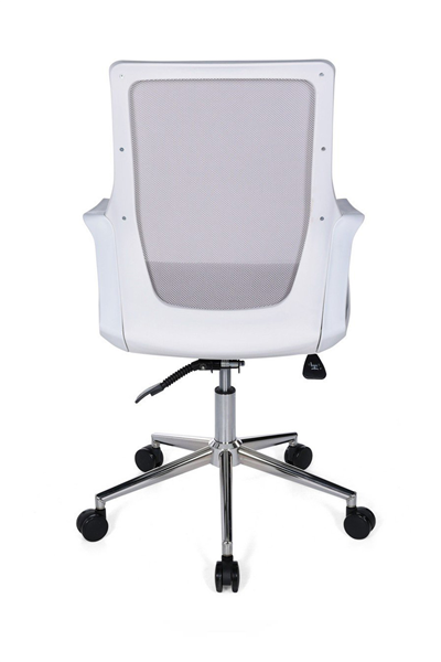 Ofisbazaar Alf Beyaz Fileli Çalışma Koltuğu | Ergonomik Şef ve Toplantı Koltuğu Gri