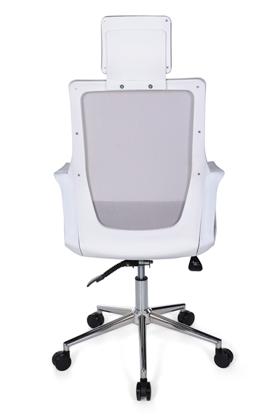 Ofisbazaar Alf Beyaz Fileli Yönetici Koltuğu | Ergonomik Başlıklı Ofis Koltuğu Gri