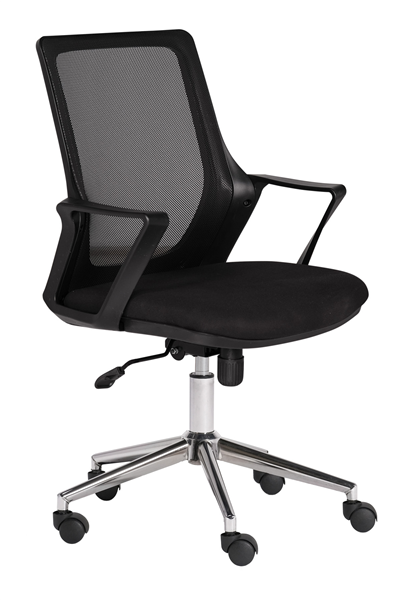 Ofisbazaar Alf Fileli Çalışma Koltuğu | Ergonomik Şef ve Toplantı Koltuğu Siyah Fileli
