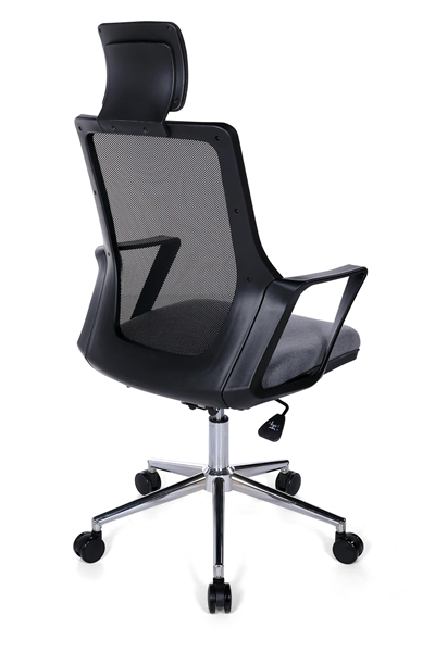 Ofisbazaar Alf Fileli Yönetici Koltuğu | Ergonomik Başlıklı Ofis Koltuğu Gri