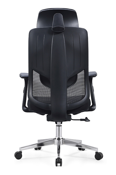 Ofisbazaar Atlas Premium Ergonomik Fileli Yönetici Koltuğu | Başlıklı Ofis ve Çalışma Koltuğu Siyah