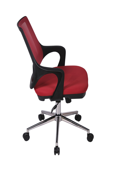 Ofisbazaar Buya Fileli Çalışma Koltuğu | Ergonomik Şef ve Toplantı Koltuğu Kırmızı