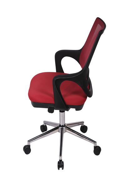 Ofisbazaar Buya Fileli Çalışma Koltuğu | Ergonomik Şef ve Toplantı Koltuğu Kırmızı