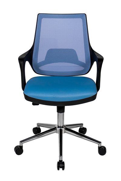Ofisbazaar Buya Fileli Çalışma Koltuğu | Ergonomik Şef ve Toplantı Koltuğu Açık Mavi