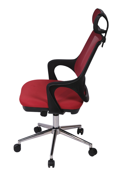 Ofisbazaar Buya Fileli Ofis Koltuğu | Ergonomik ve Modern Tasarım Kırmızı