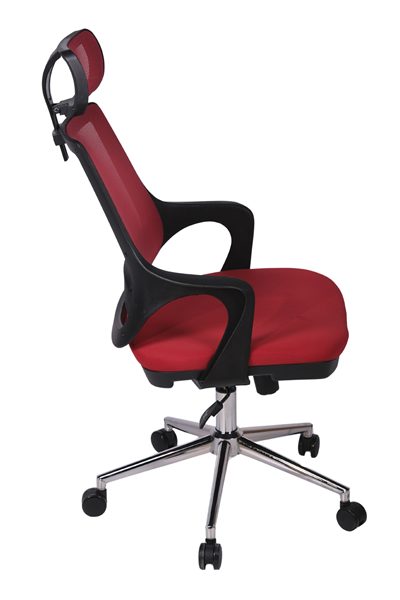 Ofisbazaar Buya Fileli Ofis Koltuğu | Ergonomik ve Modern Tasarım Kırmızı