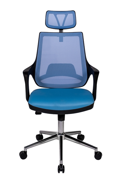 Ofisbazaar Buya Fileli Ofis Koltuğu | Ergonomik ve Modern Tasarım Açık Mavi