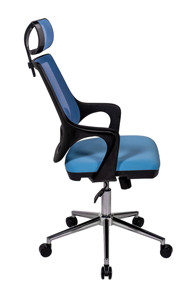 Ofisbazaar Buya Fileli Ofis Koltuğu | Ergonomik ve Modern Tasarım Açık Mavi