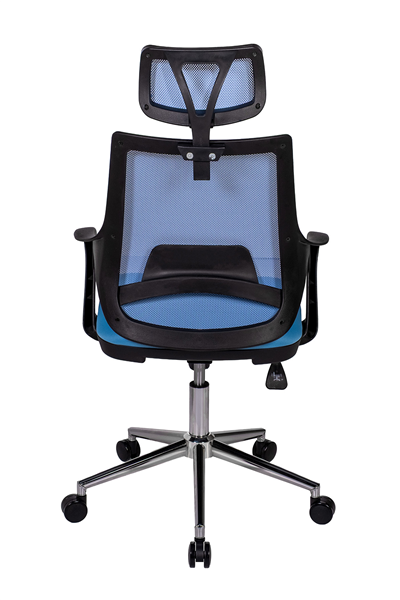 Ofisbazaar Buya Fileli Ofis Koltuğu | Ergonomik ve Modern Tasarım Açık Mavi