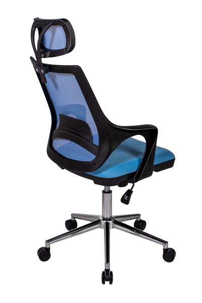 Ofisbazaar Buya Fileli Ofis Koltuğu | Ergonomik ve Modern Tasarım Açık Mavi