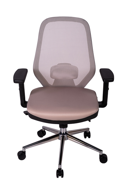 Ofisbazaar Dali Fileli Çalışma Koltuğu | Ergonomik Şef ve Toplantı Koltuğu Gri