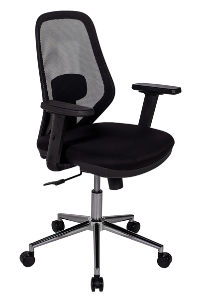 Ofisbazaar Dali Fileli Çalışma Koltuğu | Ergonomik Şef ve Toplantı Koltuğu Siyah Fileli