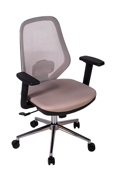 Ofisbazaar Dali Fileli Çalışma Koltuğu | Ergonomik Şef ve Toplantı Koltuğu Gri