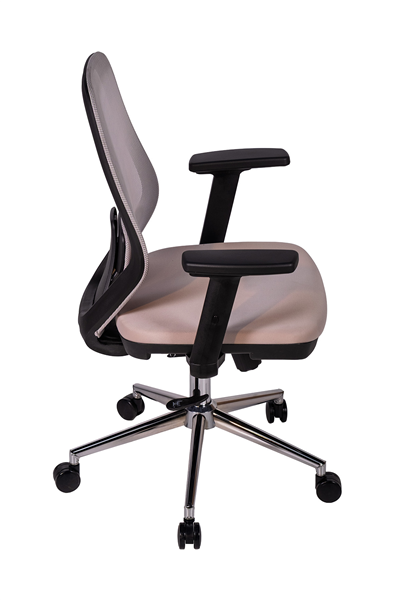 Ofisbazaar Dali Fileli Çalışma Koltuğu | Ergonomik Şef ve Toplantı Koltuğu Gri