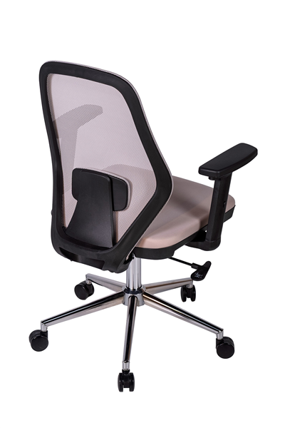 Ofisbazaar Dali Fileli Çalışma Koltuğu | Ergonomik Şef ve Toplantı Koltuğu Gri