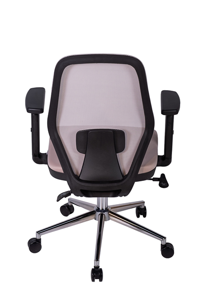 Ofisbazaar Dali Fileli Çalışma Koltuğu | Ergonomik Şef ve Toplantı Koltuğu Gri