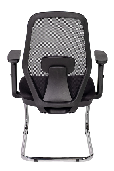 Ofisbazaar Dali Fileli Misafir Koltuğu | Ergonomik Toplantı ve Bekleme Koltuğu Siyah Fileli