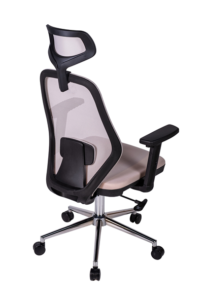 Ofisbazaar Dali Fileli Yönetici Koltuğu | Ergonomik Başlıklı Ofis Koltuğu Gri