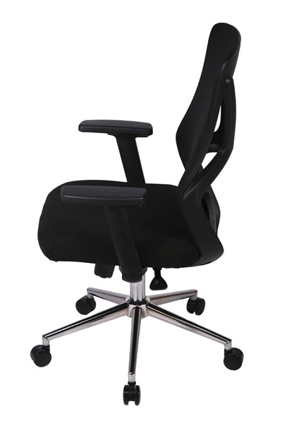 Ofisbazaar Dolphin Siyah Fileli Çalışma Koltuğu | Ergonomik Şef ve Toplantı Koltuğu Siyah Fileli